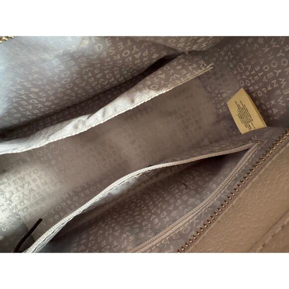 Kate Spade Grove Street Lana Satchel Handbag Crossbody Purse Cow Leather Taupe - Picture 5 of 8